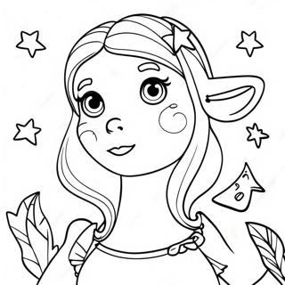 Enchanting Just Add Magic Characters Coloring Page 71284-57124