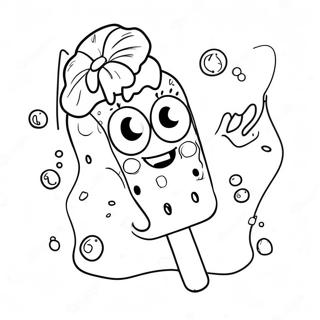 Spongebob Popsicle Coloring Page 71303-57141