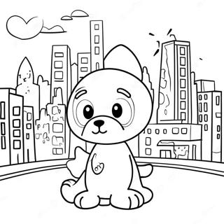 Charlie's Colorform City Coloring Pages