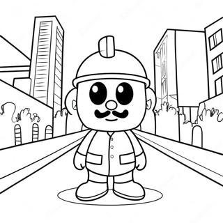 Colorful Charlie S Colorform City Adventure Coloring Page 71334-57166