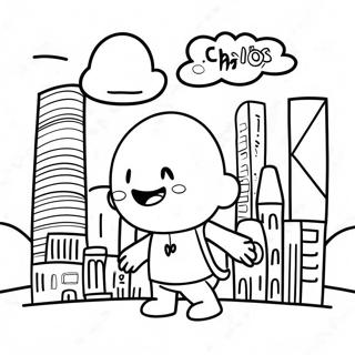 Colorful Charlie S Colorform City Adventure Coloring Page 71334-57168