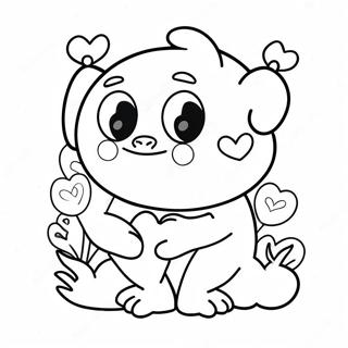 Love Monster Coloring Page 71353-57179