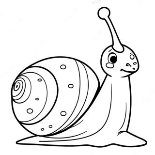 Cute Gary The Snail Coloring Page 7137-5805