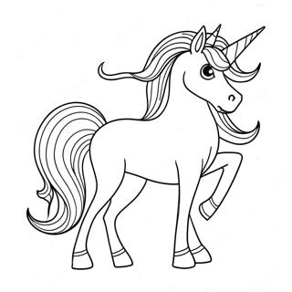 Unicorn Horse Coloring Page 71383-57202