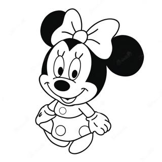 Minnie Bowtique Coloring Page 71393-57207