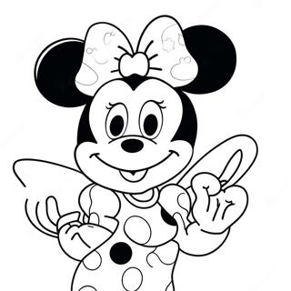 Minnie Bowtique Coloring Page 71393-57208