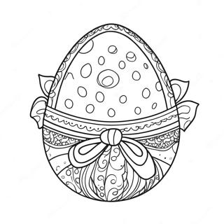 Charming Vintage Easter Egg Coloring Page 71404-57223