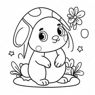 Cute Easter Among Us Crewmate Coloring Page 71424-57242