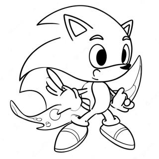 Fnf Sonic Coloring Pages