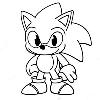 Fnf Sonic Coloring Page 71433-57240