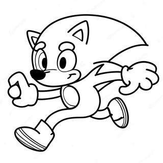 Sonic The Hedgehog Running Coloring Page 71434-57246