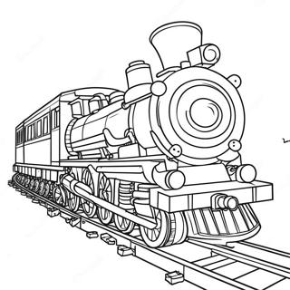 Lego Train Coloring Page 71443-57250