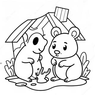 Hamster And Gretel Coloring Page 71453-57257