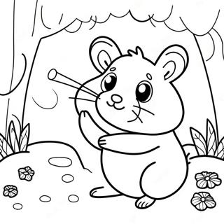 Hamster And Gretel Coloring Page 71453-57258