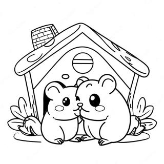 Hamster And Gretel Coloring Page 71453-57259