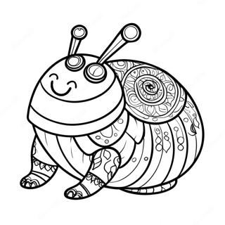 Roly Poly Coloring Page 71473-57274