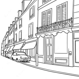 Paris Coloring Pages