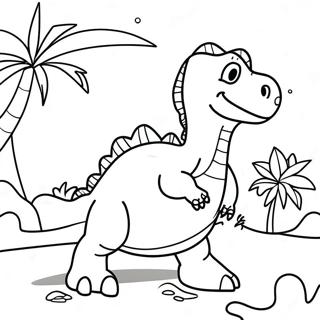 Colorful Gogo Dino Adventure Coloring Page 71484-57290