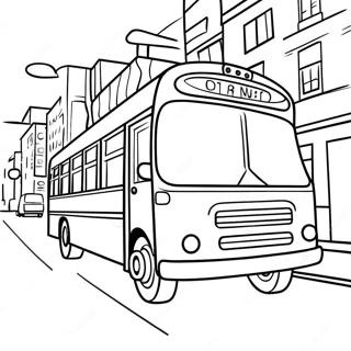 Coloring Pages Buses