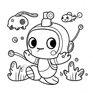 Adventurous Vegimal Octonauts Coloring Page 71504-57297