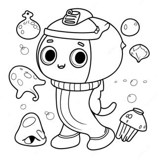 Adventurous Vegimal Octonauts Coloring Page 71504-57300