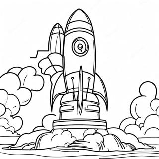 Spacex Rocket Launch Coloring Page 71513-57308