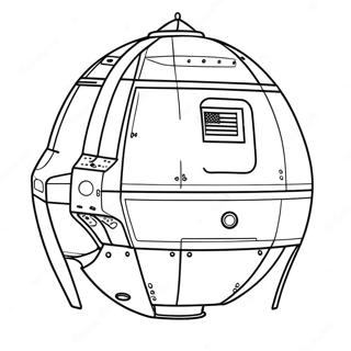 Spacex Dragon Capsule Coloring Page 71514-57312