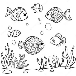 Dot To Dot Underwater Scene Coloring Page 71534-57331