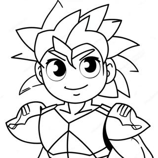 Beyblade Achilles Coloring Pages