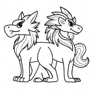 Zacian And Zamazenta Coloring Page 71563-57345