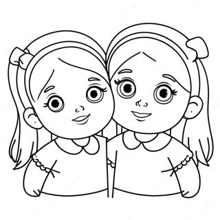 Sisters Lol Coloring Pages