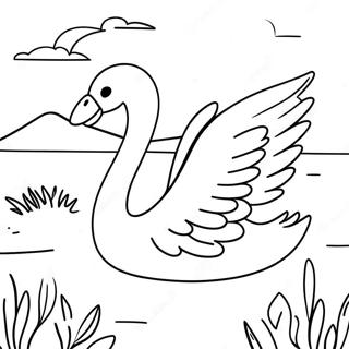 Swan Lake Coloring Page 71613-57383