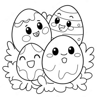 Cute Lol Easter Eggs Coloring Page 71634-57404