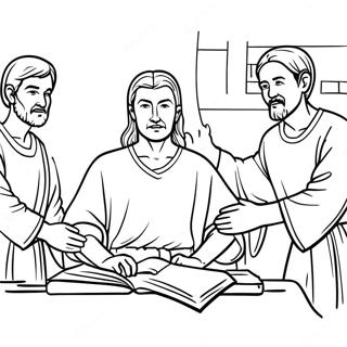 Acts 3 Miracle Healing Coloring Page 71653-57414