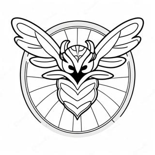 Charlotte Hornets Logo Coloring Page 71663-57417