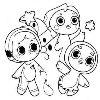 Abby Hatcher With Friends Coloring Page 7167-5829