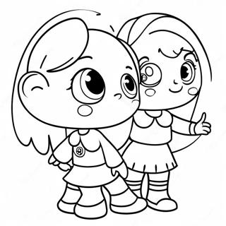 Abby Hatcher With Friends Coloring Page 7167-5832