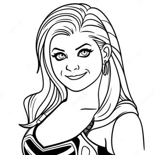 Alexa Bliss Coloring Pages