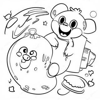 Fun Following Directions Activity Coloring Page 71704-57459