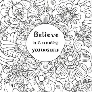 Believe In Yourself Coloring Pages