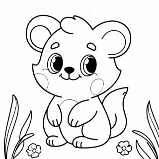 Cute Animal Believe In Yourself Coloring Page 71714-57470