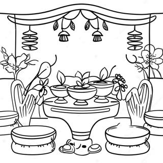 Hinamatsuri Festival Coloring Page 71723-57466