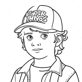 Stranger Things Steve Coloring Page 71743-57484