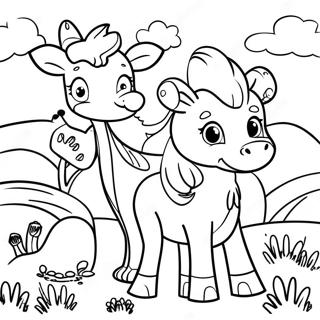 Grassland Animals Coloring Page 71753-57495