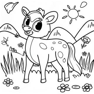 Grassland Animals Coloring Page 71753-57496