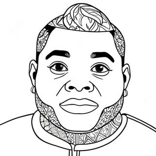 Kevin Gates Coloring Page 71763-57502