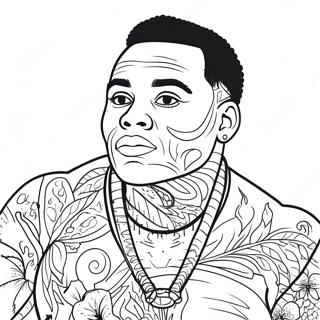 Kevin Gates Coloring Page 71763-57504