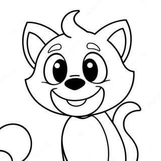 Talking Tom Coloring Page 7176-5834