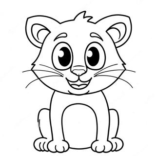 Talking Tom Coloring Page 7176-5835