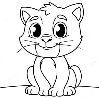 Talking Tom Coloring Page 7176-5836